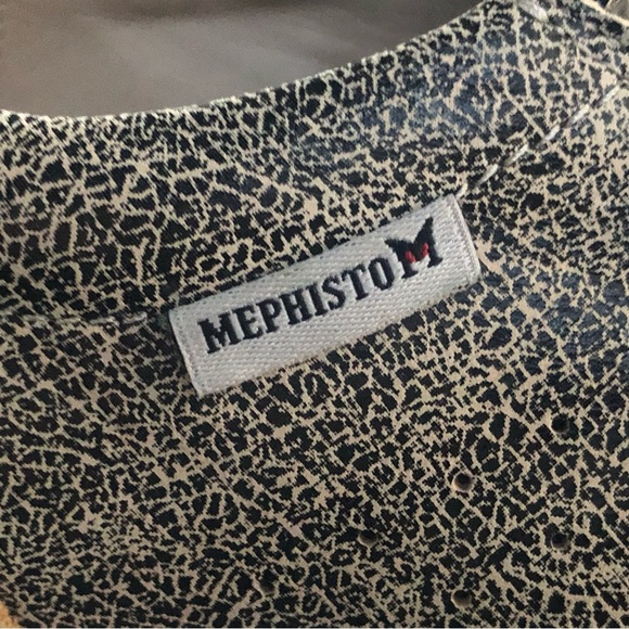 Mephisto Monia Womens Black Gray Leather  Lace-Up Low-Top Zip Sneakers Size 8 - Picture 11 of 14